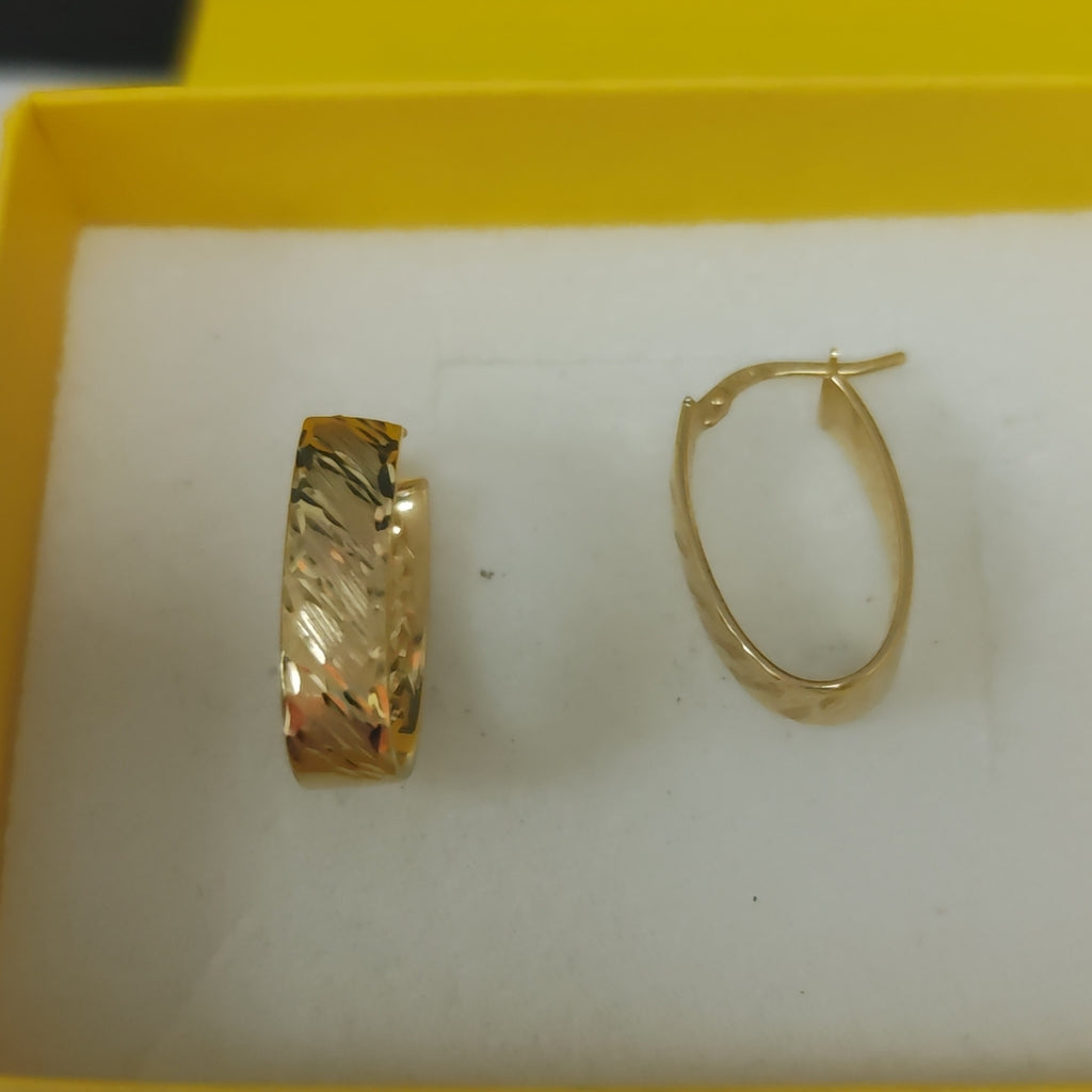 ARRACADAS PAR ORO 14 K 2.7 GRMS (SEMINUEVO)