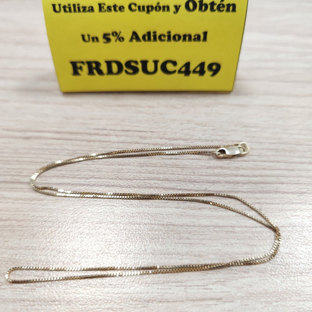 CADENA ORO 14 K 1.8 GRMS (SEMINUEVO)