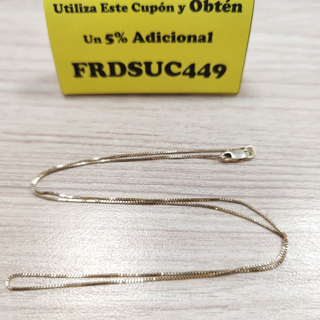 CADENA ORO 14 K 1.8 GRMS (SEMINUEVO)
