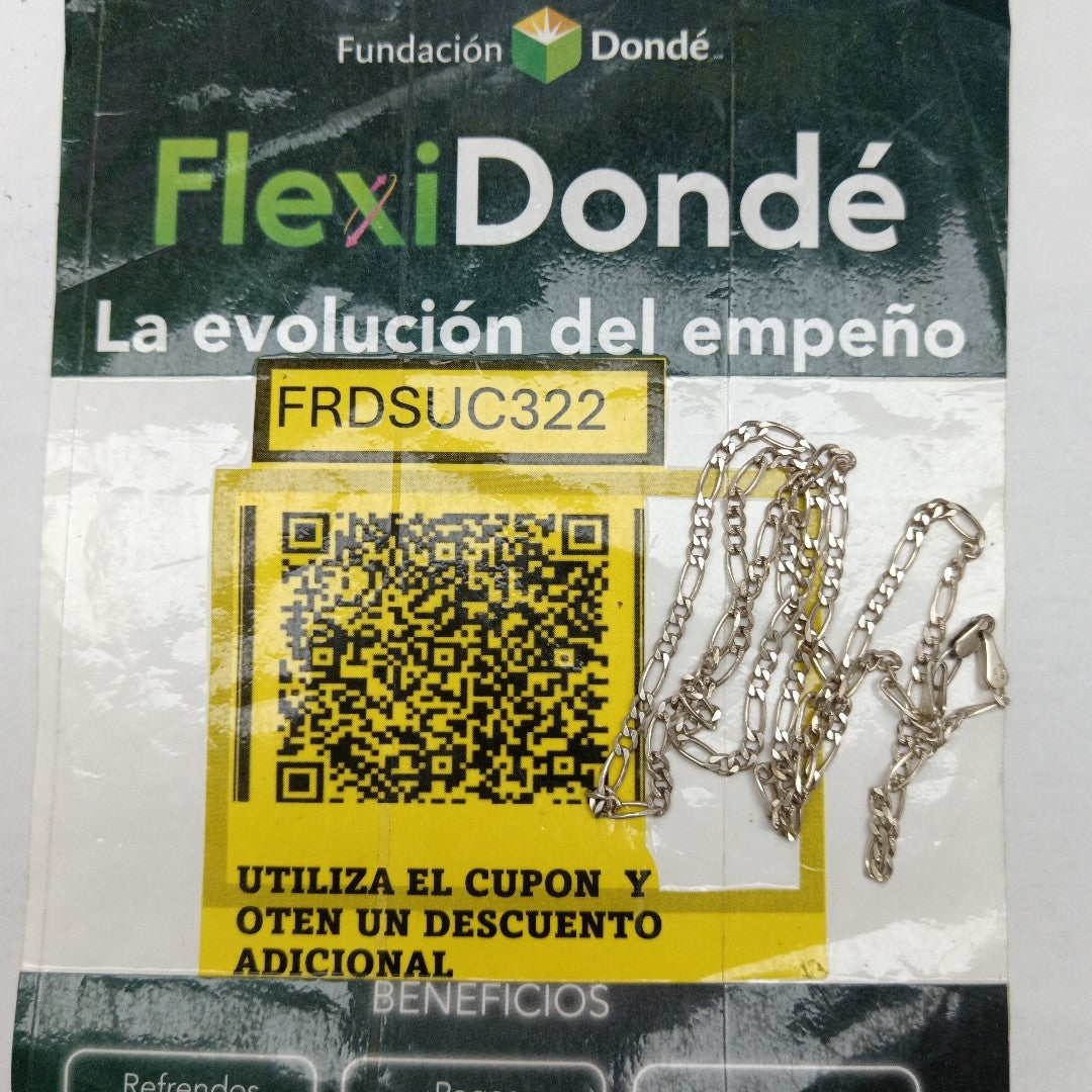 CADENA PLATA 8.8 GRMS (SEMINUEVO)