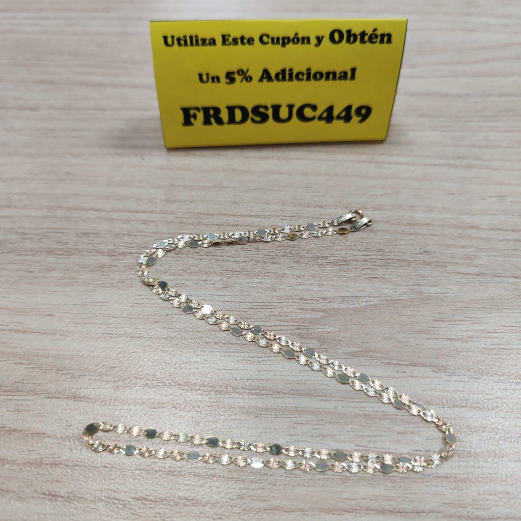 CADENA ORO 14 K 1.5 GRMS (SEMINUEVO)