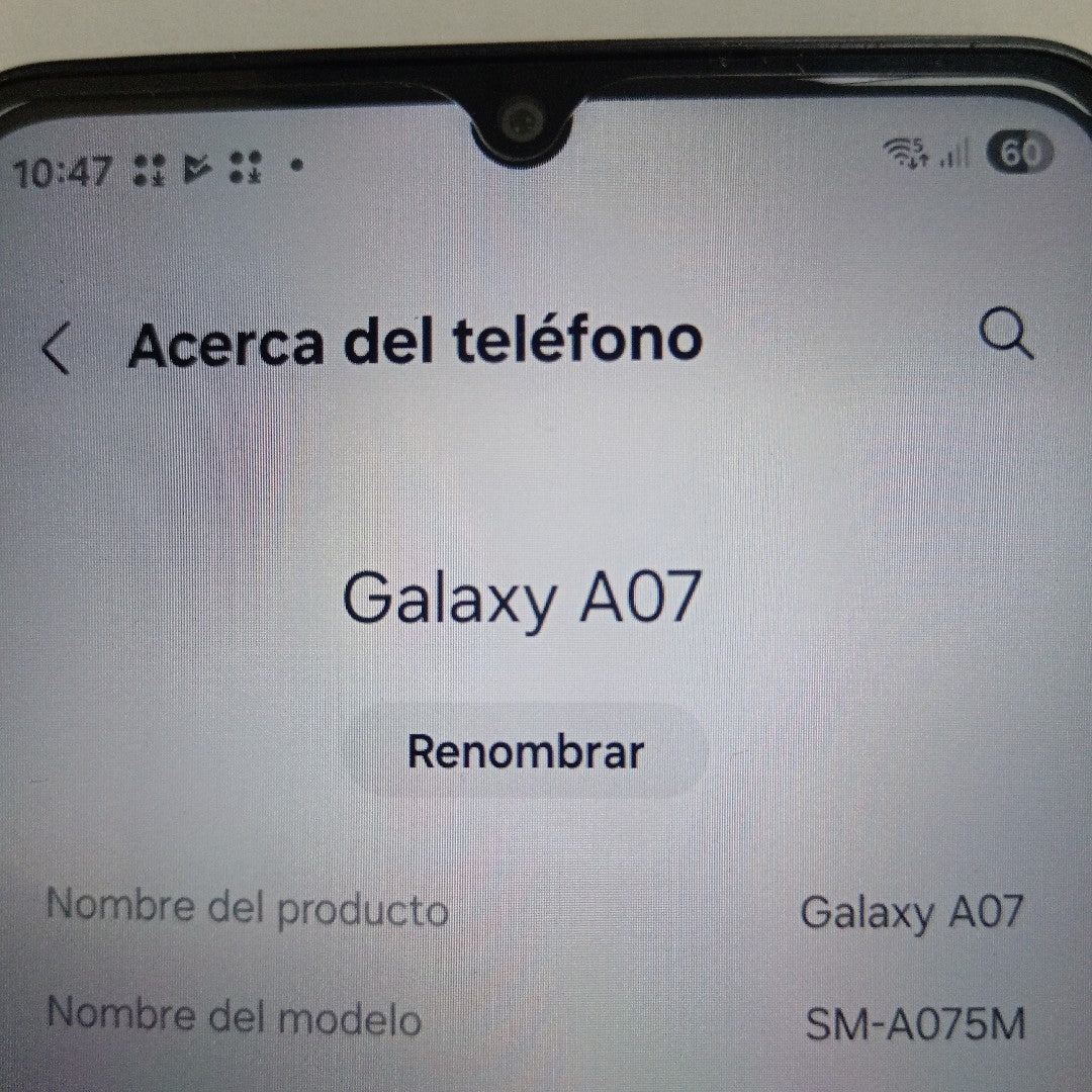 CELULAR SAMSUNG GALAXY A07 SM-A075M (2025) 64 GB 4 GB RAM (SEMINUEVO)