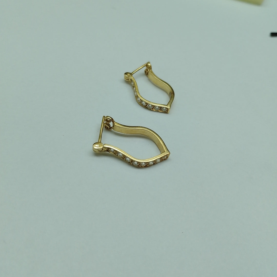 ARETES PAR ORO 14 K 5.3 GRMS (SEMINUEVO)