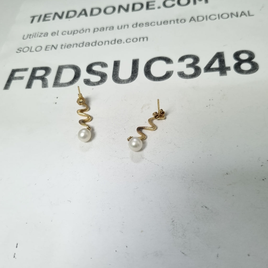 ARETES PAR ORO 14 K 2,60 GRMS (SEMINUEVO)