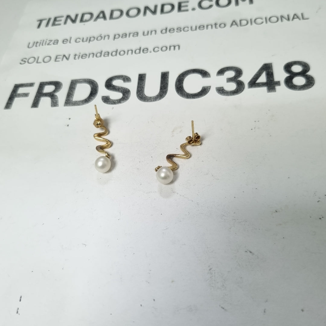 ARETES PAR ORO 14 K 2,60 GRMS (SEMINUEVO)