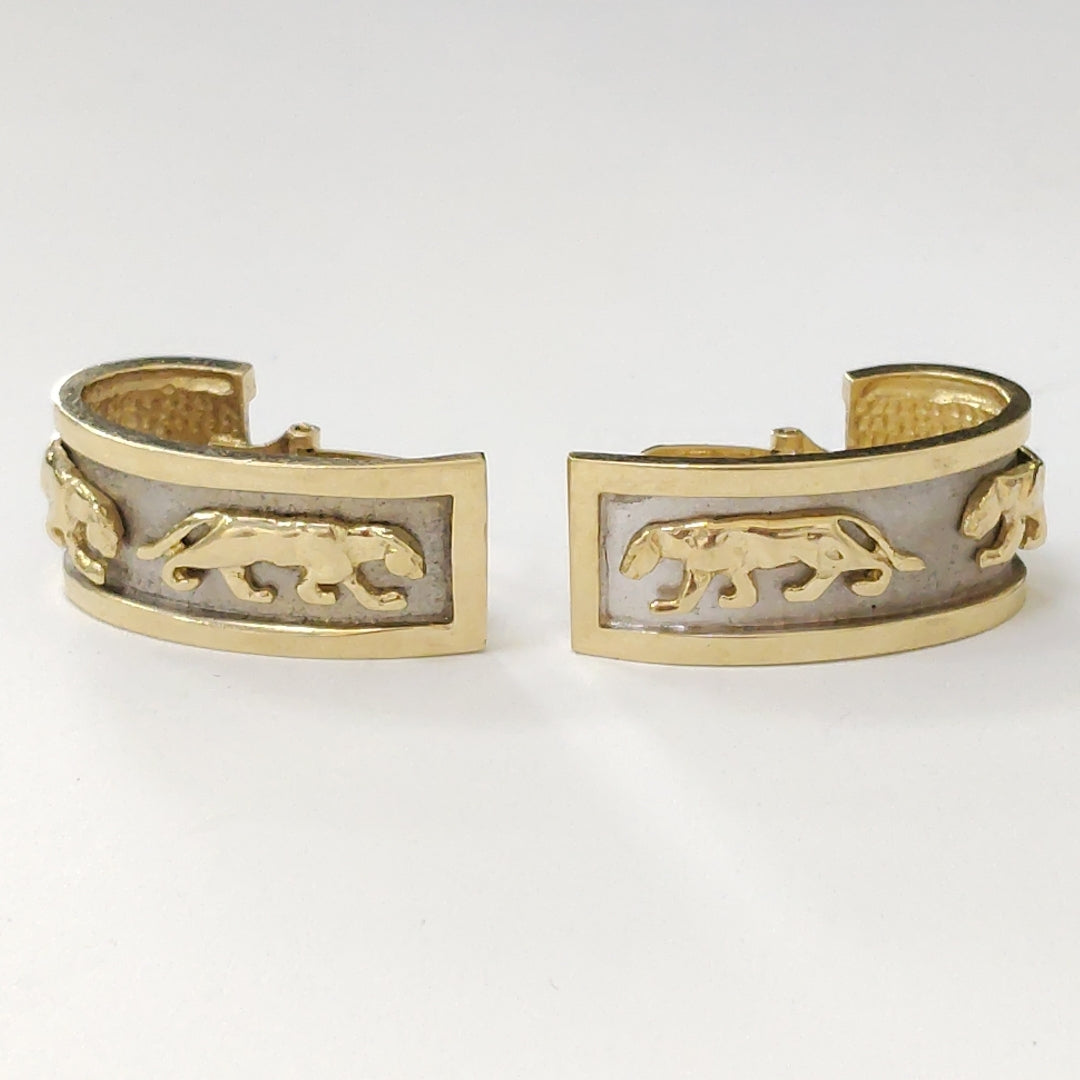 ARETES PAR ORO 14 K 17.8 GRMS (SEMINUEVO)