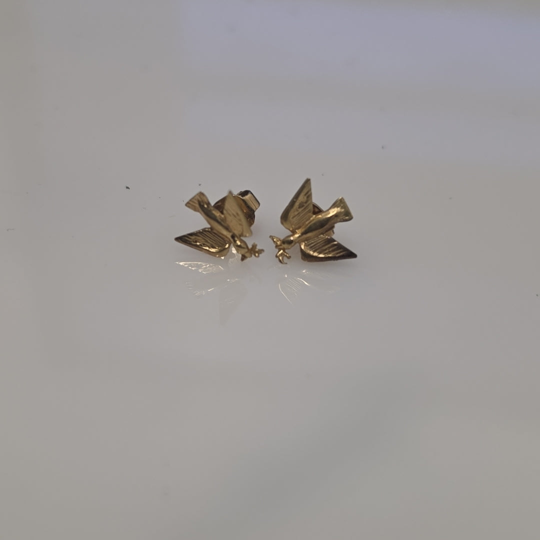 ARETES PAR ORO 10 K 0.9 GRMS (SEMINUEVO)