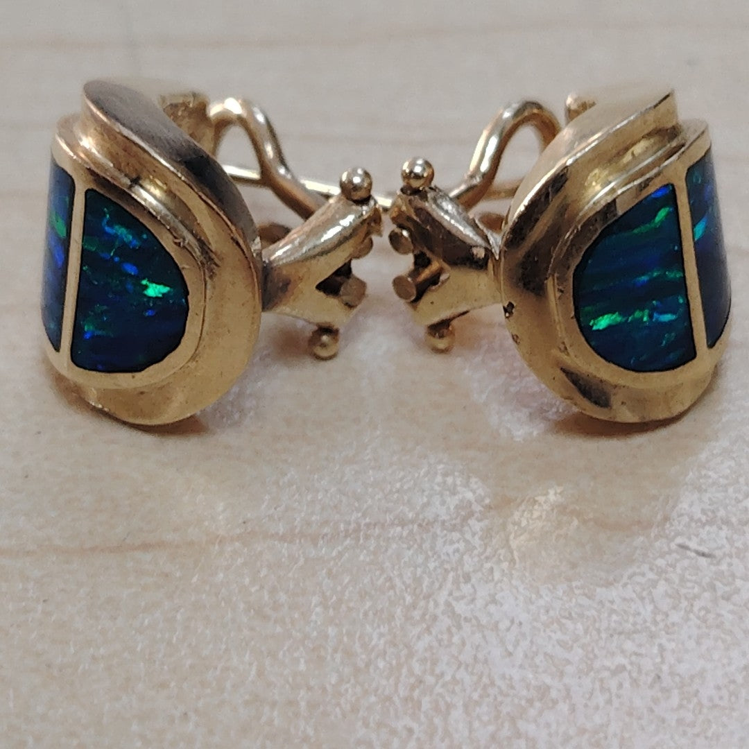 ARETES PAR ORO 14 K 14 GRMS (SEMINUEVO)