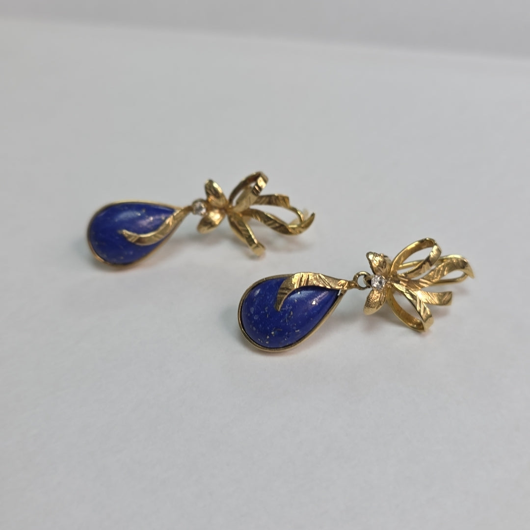 ARETES PAR ORO 8 K 8,20 GRMS (SEMINUEVO)