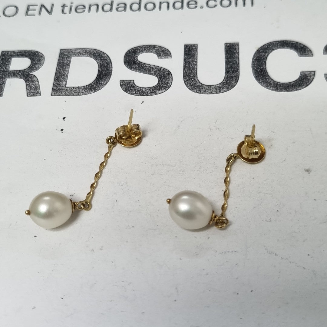 ARETES PAR ORO 14 K 2,70 GRMS (SEMINUEVO)