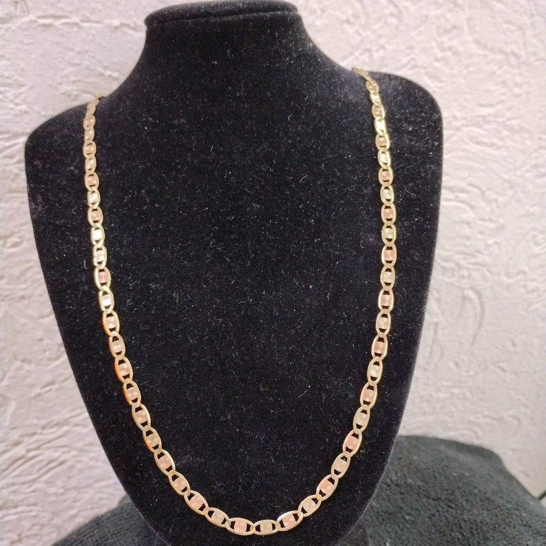 CADENA ORO COMBINADO 10 K 10,40 GRMS (SEMINUEVO)