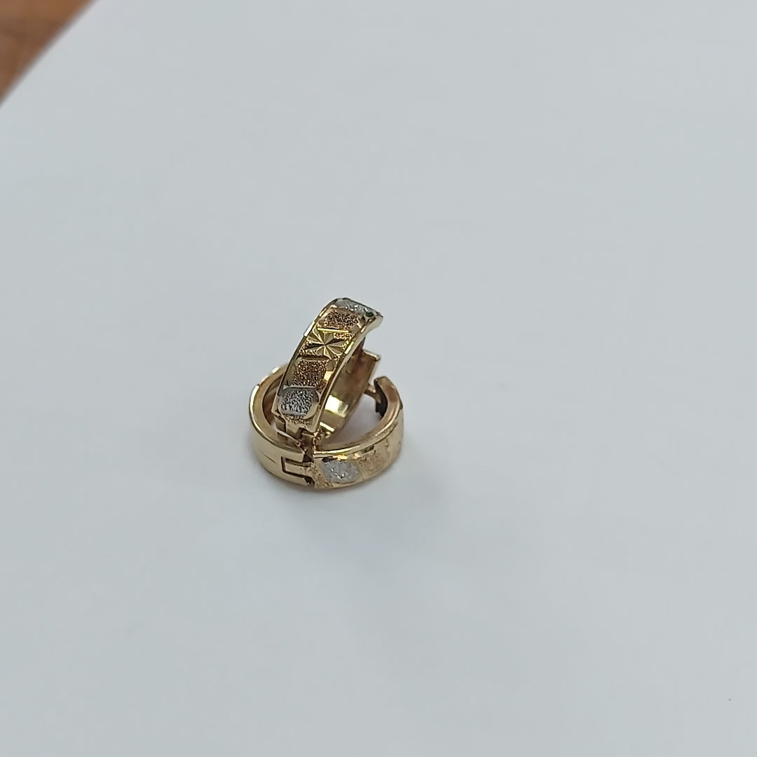 ARRACADAS PAR ORO 14 K 2.4 GRMS (SEMINUEVO)