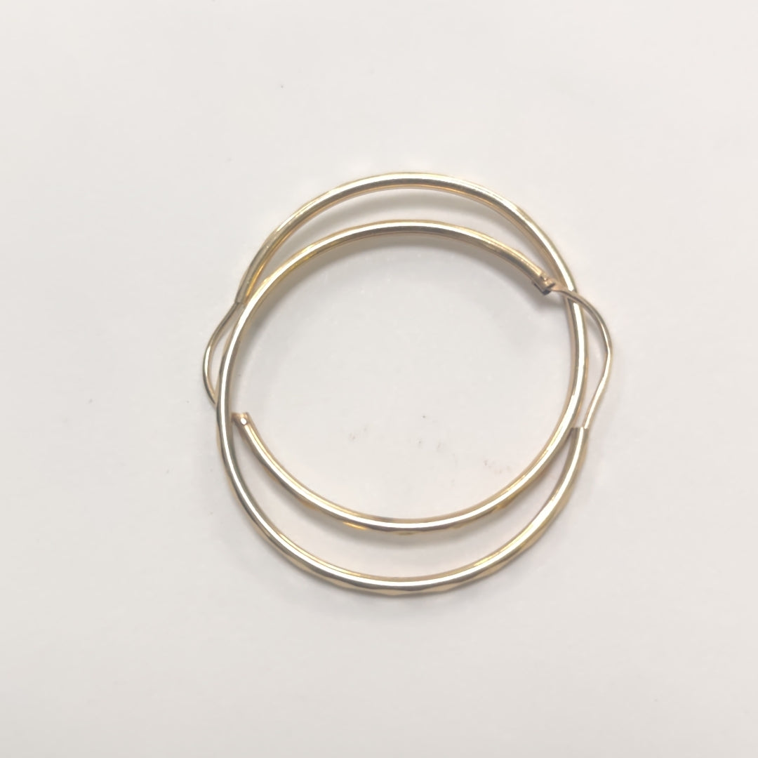 ARRACADAS PAR ORO 14 K 1.5 GRMS (SEMINUEVO)