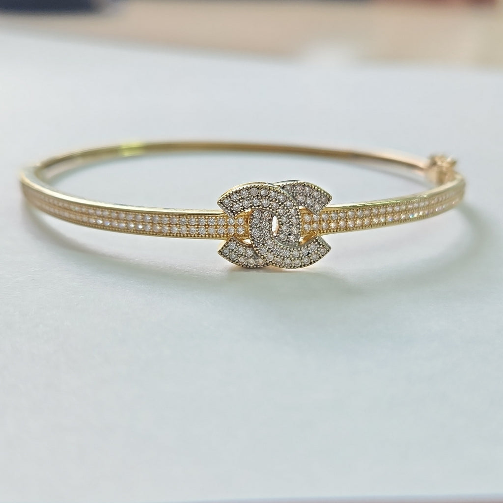 PULSERA RIGIDA ORO 14 K 8,00 GRMS (SEMINUEVO)