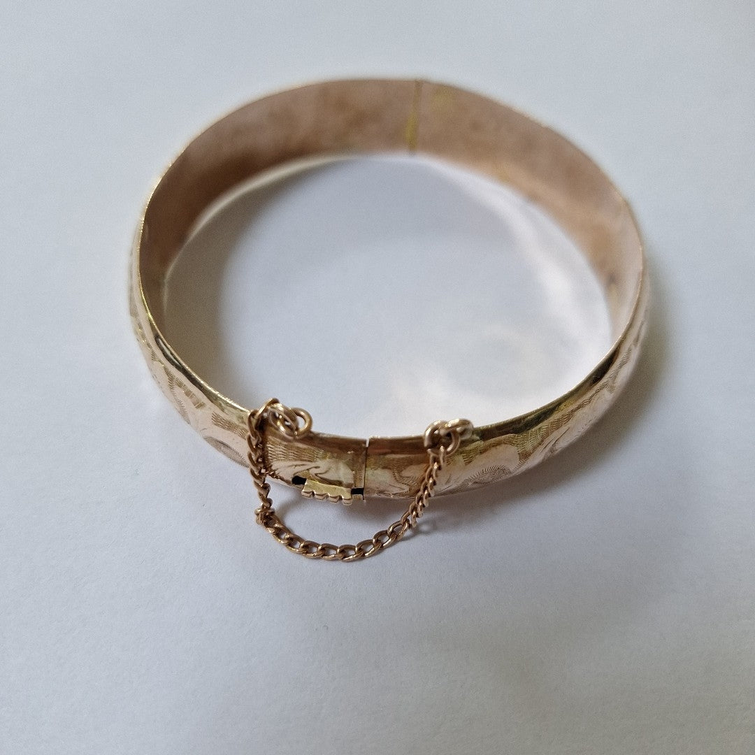 PULSERA RIGIDA ORO 8 K 16.7 GRMS (SEMINUEVO)