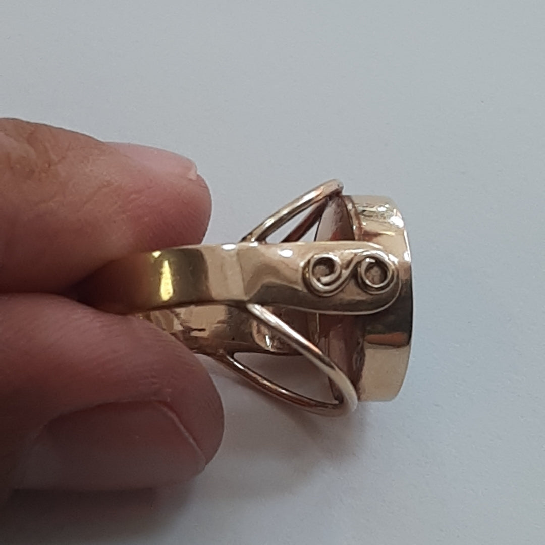 ANILLO ORO 14 K 7,30 GRMS (SEMINUEVO)