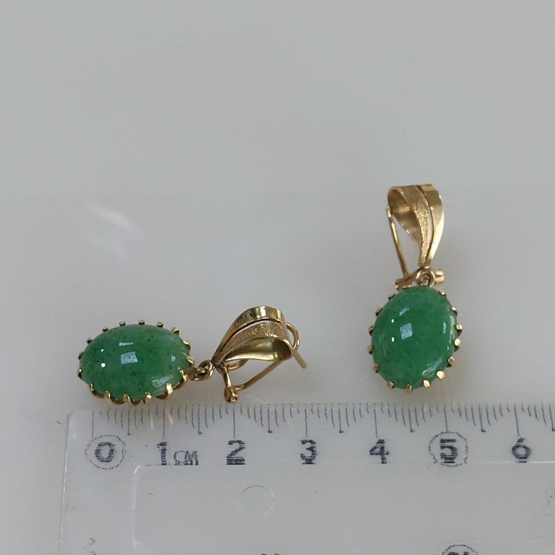 ARETES PAR ORO 14 K 7,70 GRMS (SEMINUEVO)