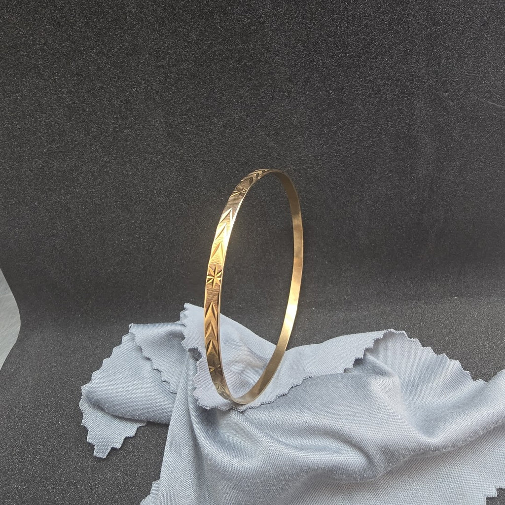 PULSERA RIGIDA ORO 14 K 7.3 GRMS (SEMINUEVO)