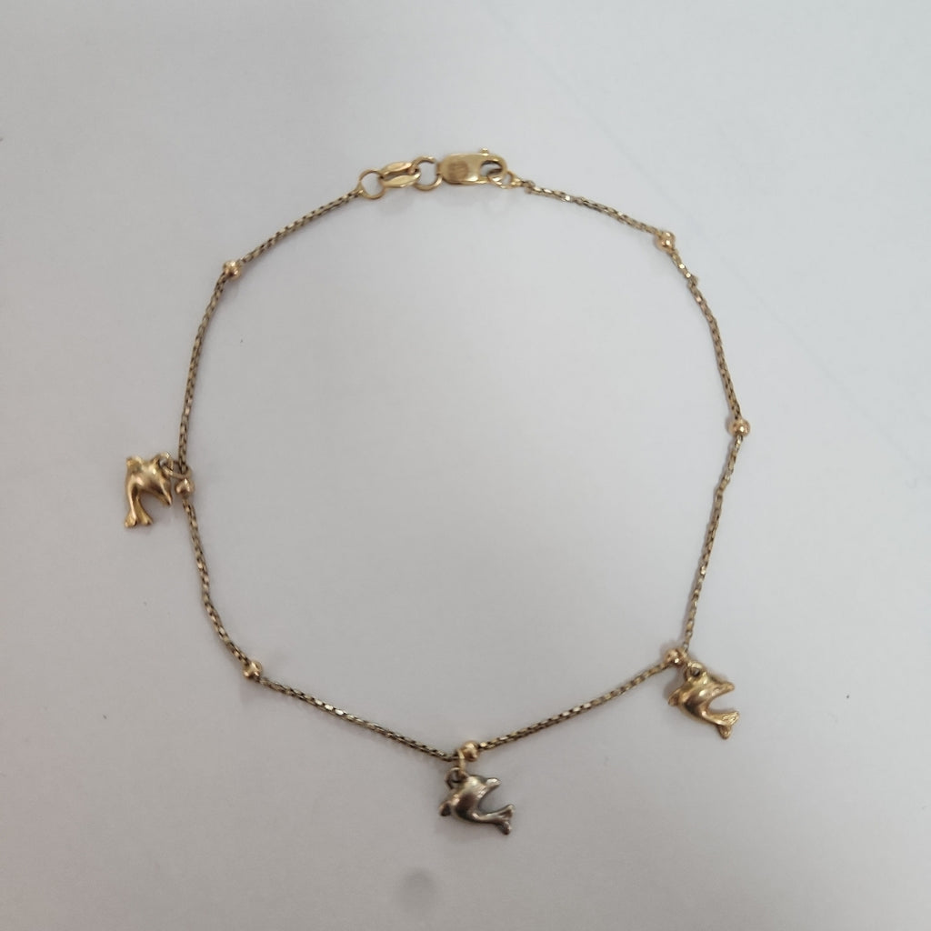 PULSERA ORO COMBINADO 14 K 2,10 GRMS (SEMINUEVO)