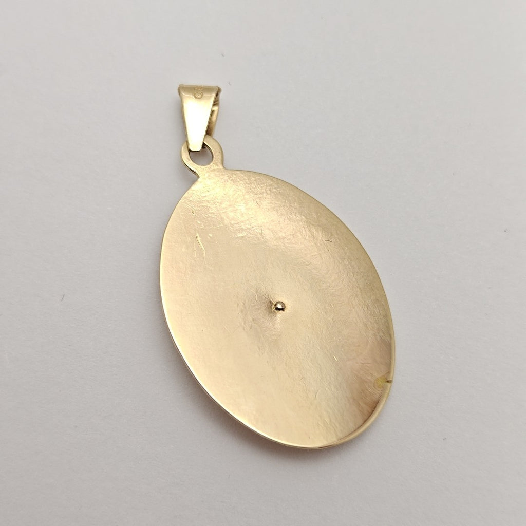 MEDALLA RELIGIOSA ORO 14 K 4 GRMS (SEMINUEVO)