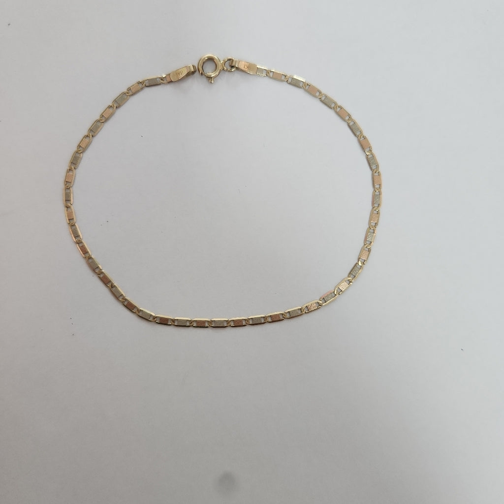 PULSERA ORO COMBINADO 14 K 1,20 GRMS (SEMINUEVO)