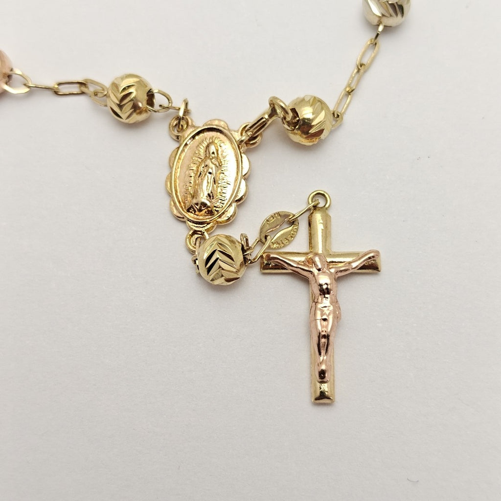 PULSERA ORO COMBINADO 14 K 4.6 GRMS (SEMINUEVO)