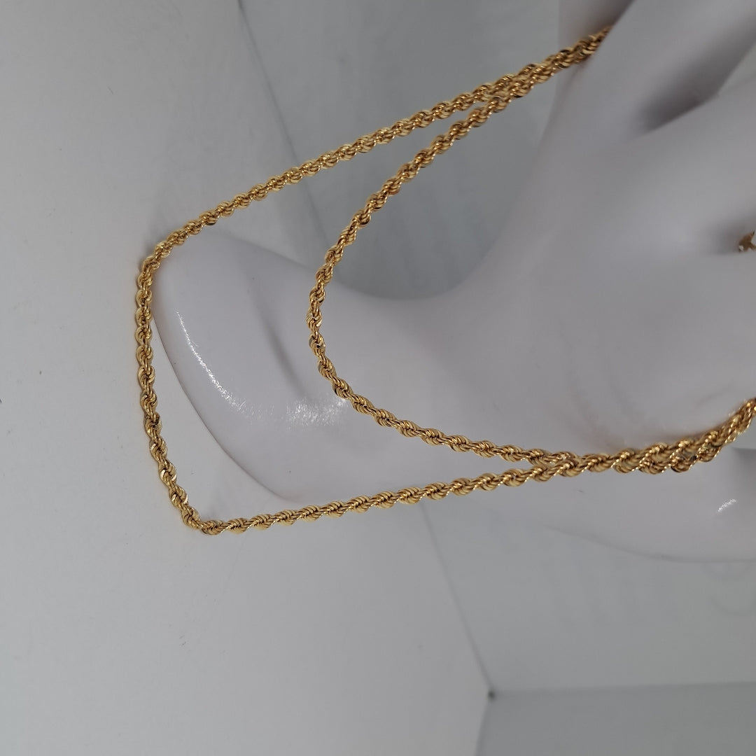 CADENA ORO 14 K 3.6 GRMS (SEMINUEVO)