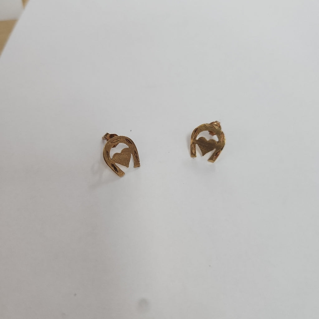 BROQUELES PAR ORO 14 K 0,90 GRMS (SEMINUEVO)