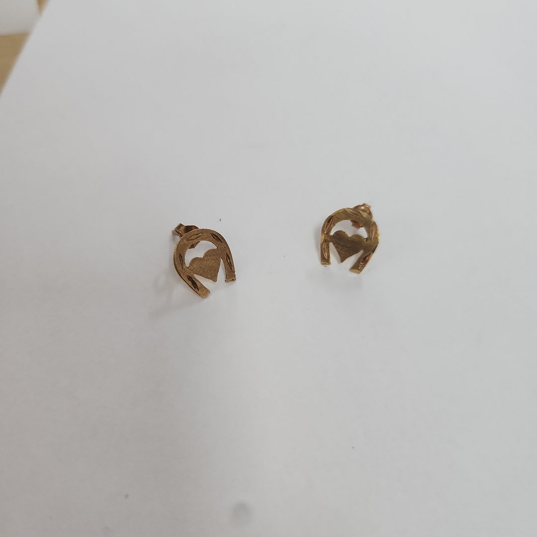 BROQUELES PAR ORO 14 K 0,90 GRMS (SEMINUEVO)