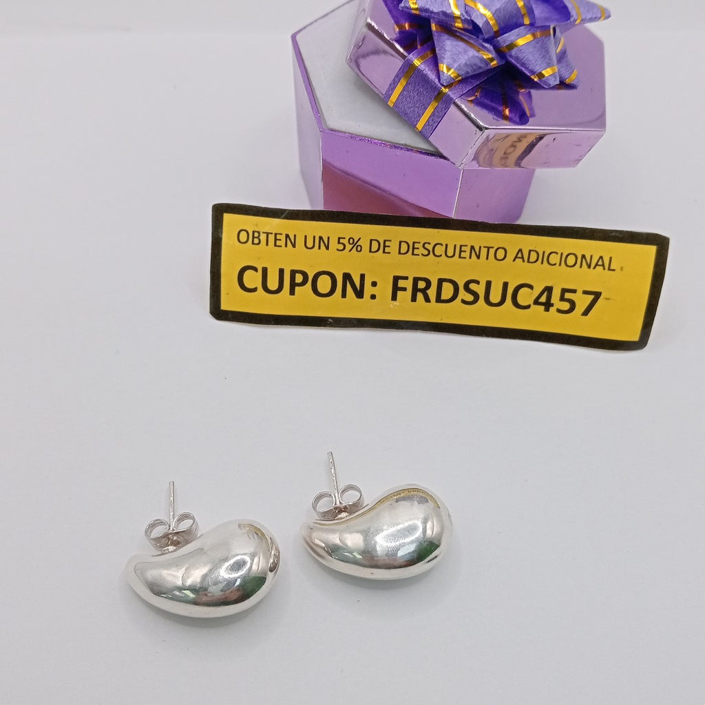 ARETES PAR PLATA 6,10 GRMS (SEMINUEVO)