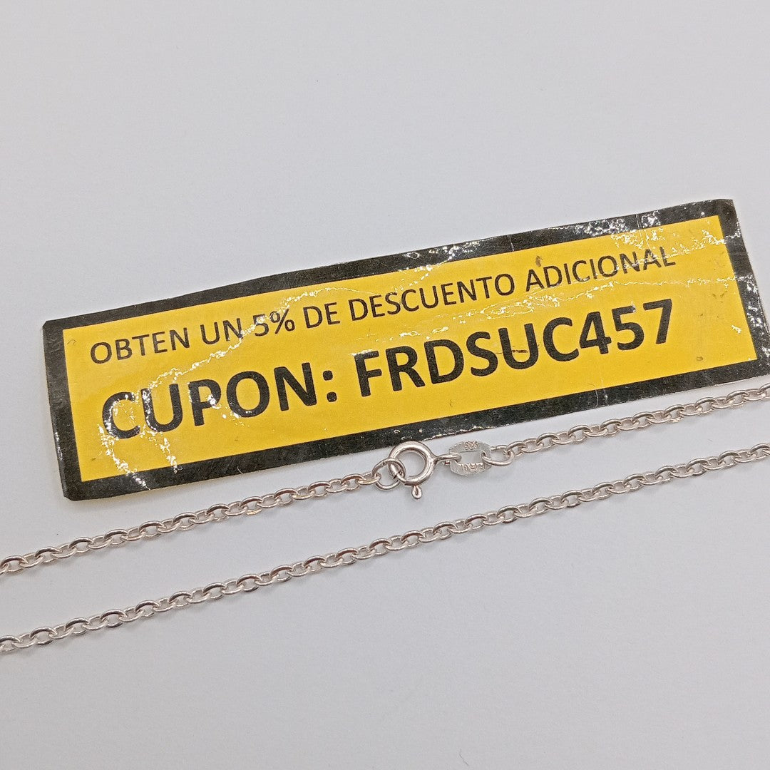 CADENA PLATA 3,80 GRMS (SEMINUEVO)