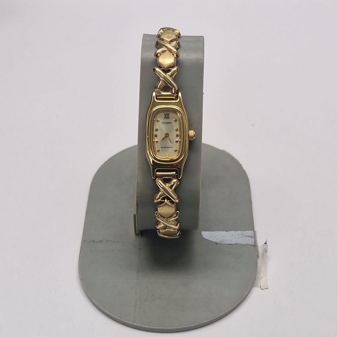 RELOJ CAJA ACERO PULSO ORO ORO 10 K 15.6 GRMS (SEMINUEVO)