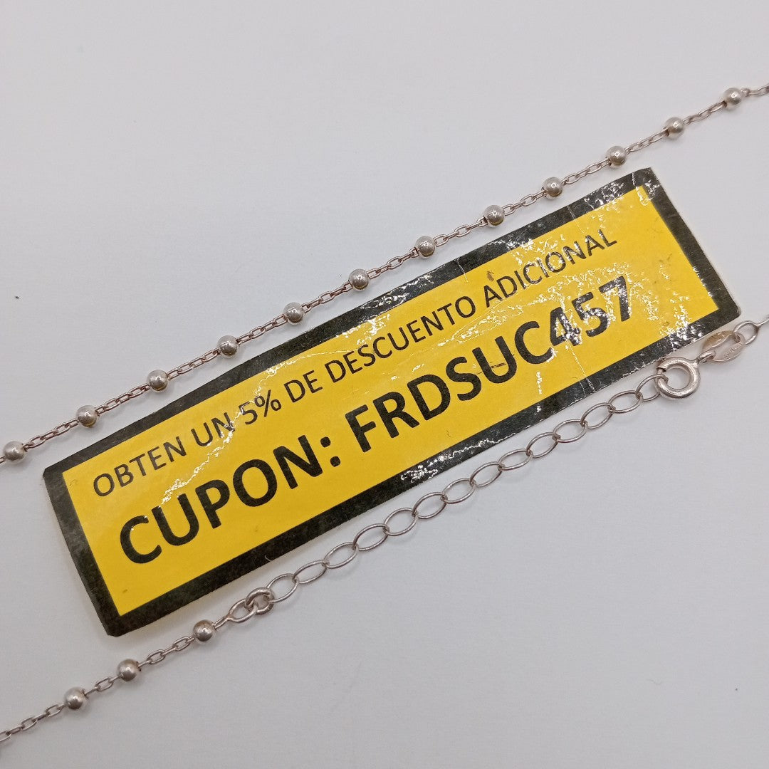 CADENA PLATA 3,80 GRMS (SEMINUEVO)