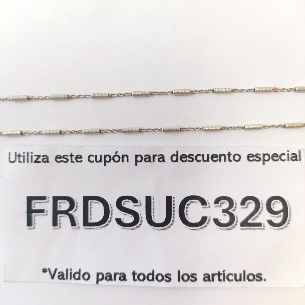 CADENA, DIJE PLATA 4 GRMS (SEMINUEVO)