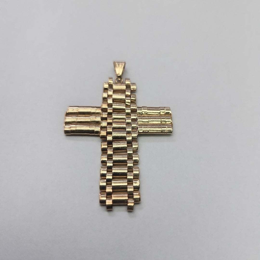 CRUZ, DIJE ORO 14 K 4.5 GRMS (SEMINUEVO)