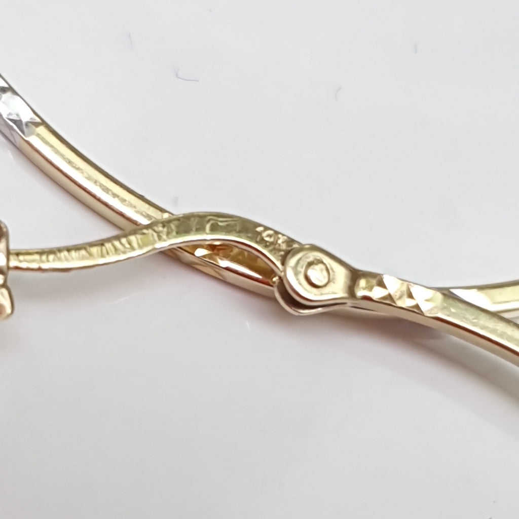 ARRACADAS PAR ORO 14 K 2.7 GRMS (SEMINUEVO)
