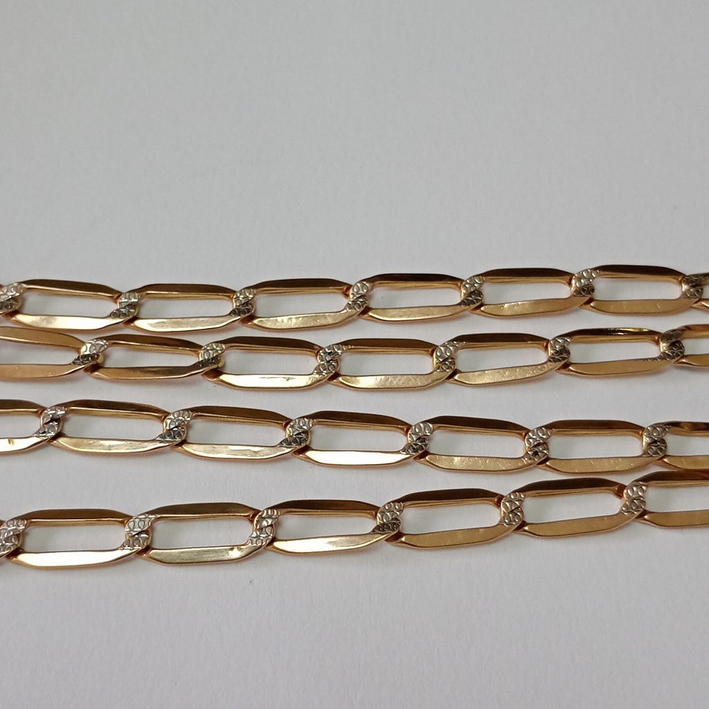 CADENA ORO COMBINADO 14 K 7,90 GRMS (SEMINUEVO)