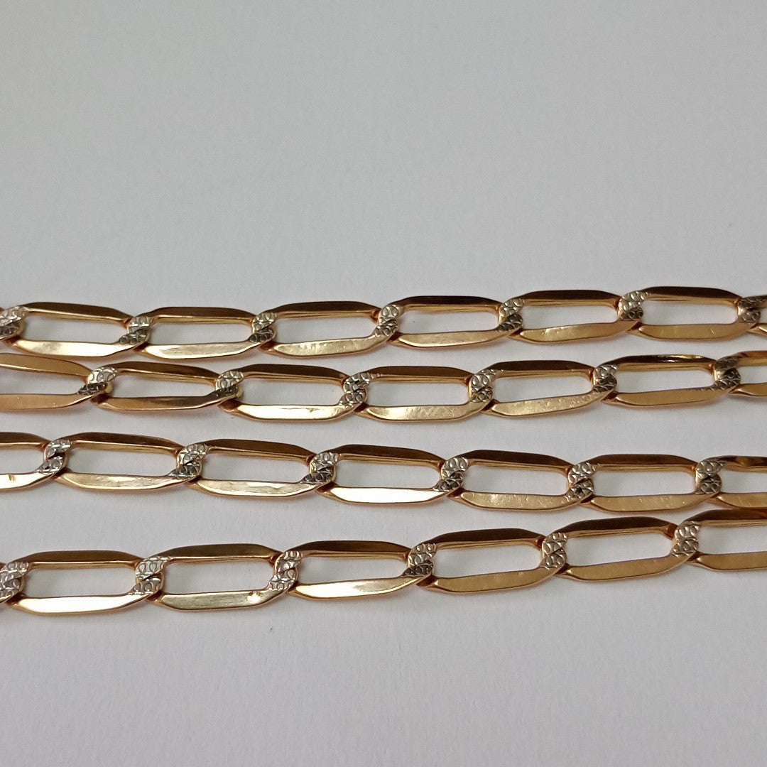 CADENA ORO COMBINADO 14 K 7,90 GRMS (SEMINUEVO)