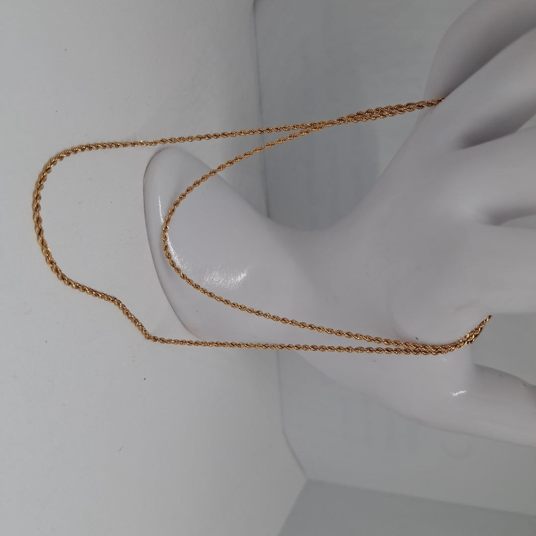 CADENA ORO 10 K 1.5 GRMS (SEMINUEVO)