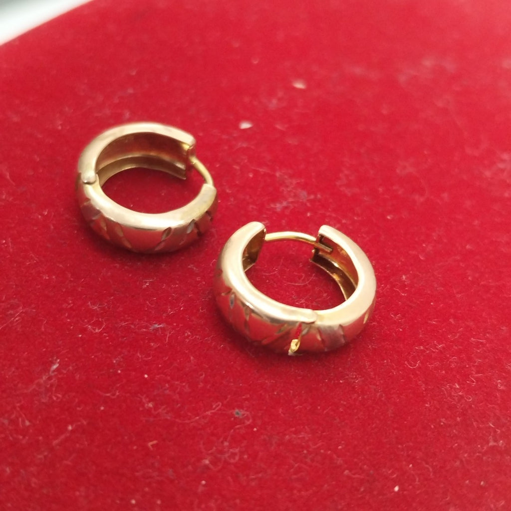 ARRACADAS PAR ORO 10 K 1.6 GRMS (SEMINUEVO)