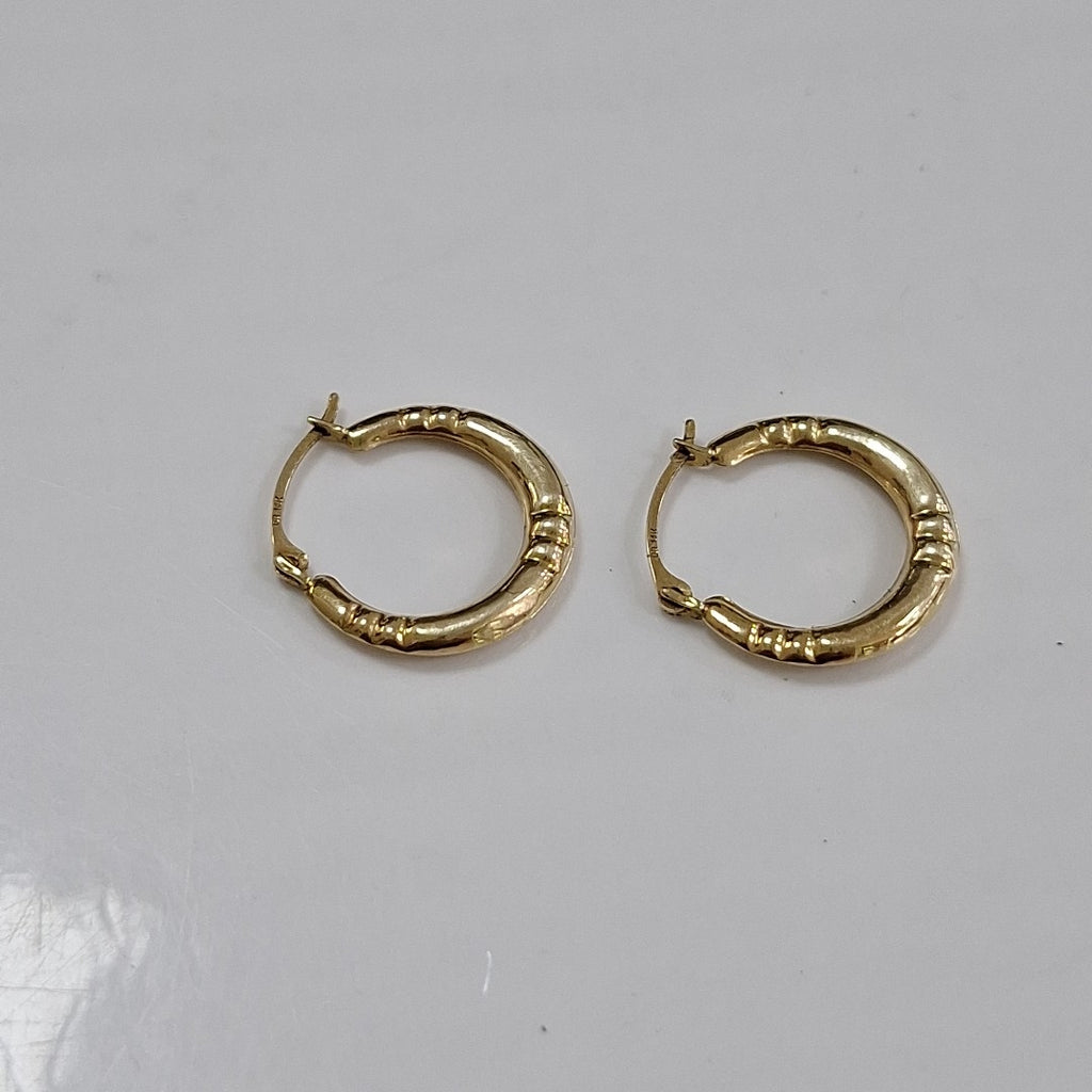 ARRACADAS PAR ORO 14 K 0.5 GRMS (SEMINUEVO)
