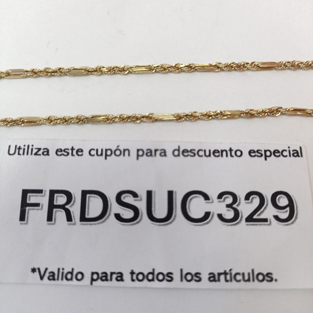 CADENA ORO 10 K 4.5 GRMS (SEMINUEVO)