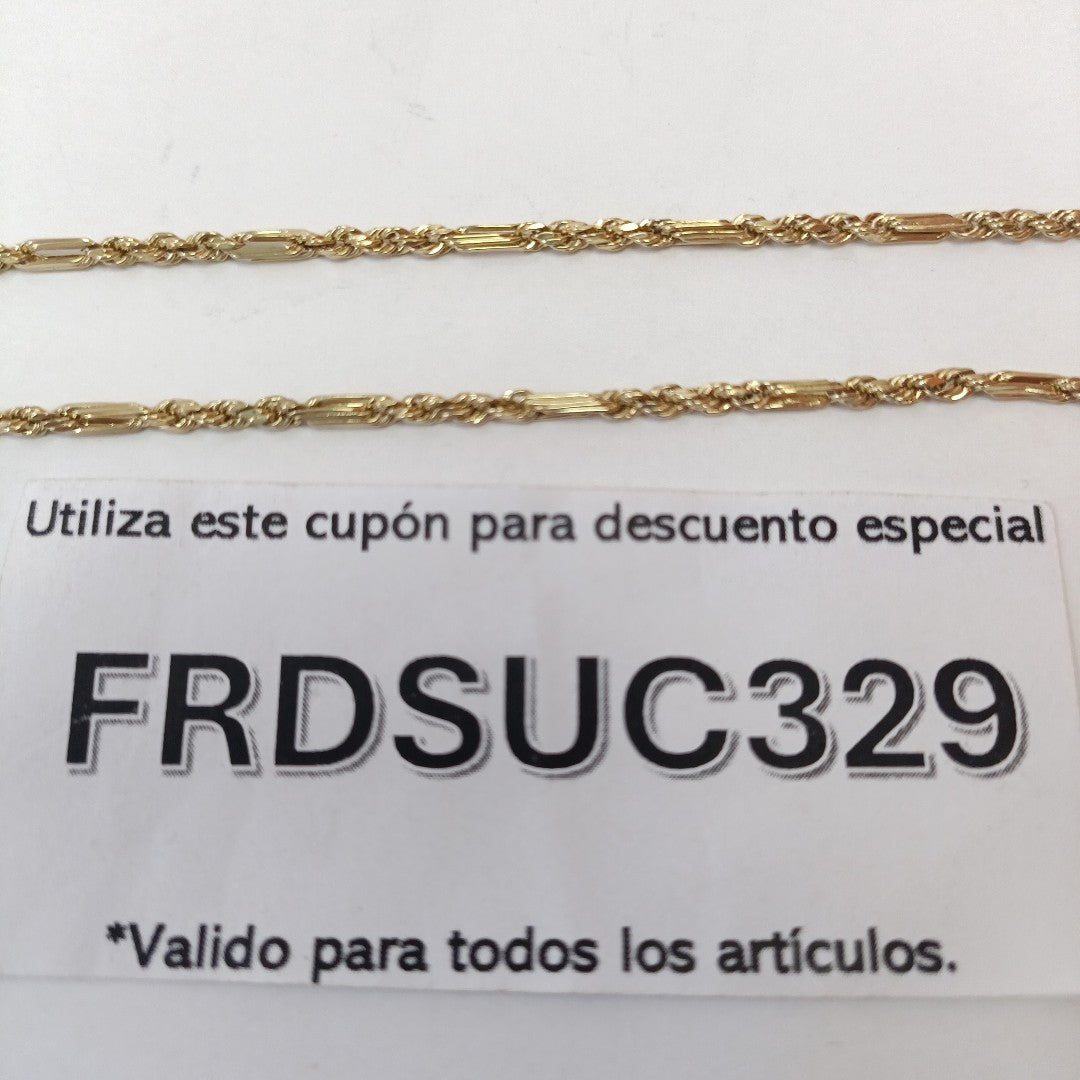 CADENA ORO 10 K 4.5 GRMS (SEMINUEVO)