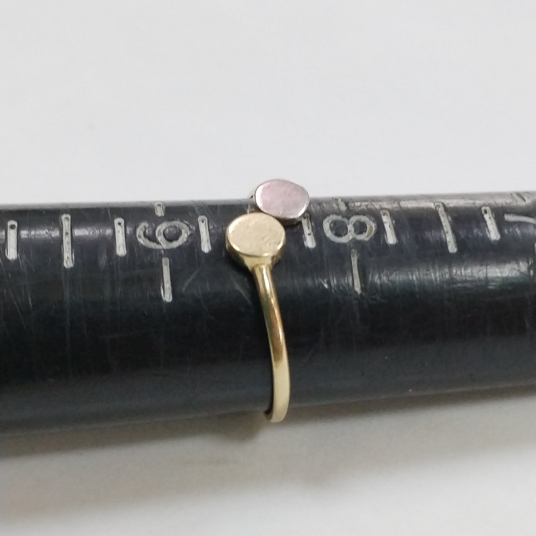 ANILLO ORO 10 K 0.8 GRMS (SEMINUEVO)