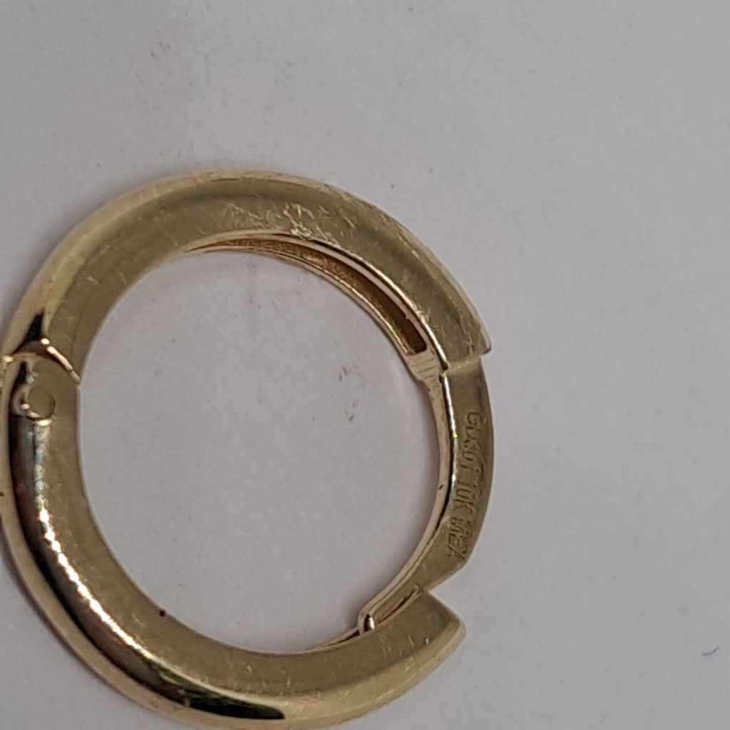 ARETES ARRACADAS LISAS 10K 1.2 GR (NUEVO)