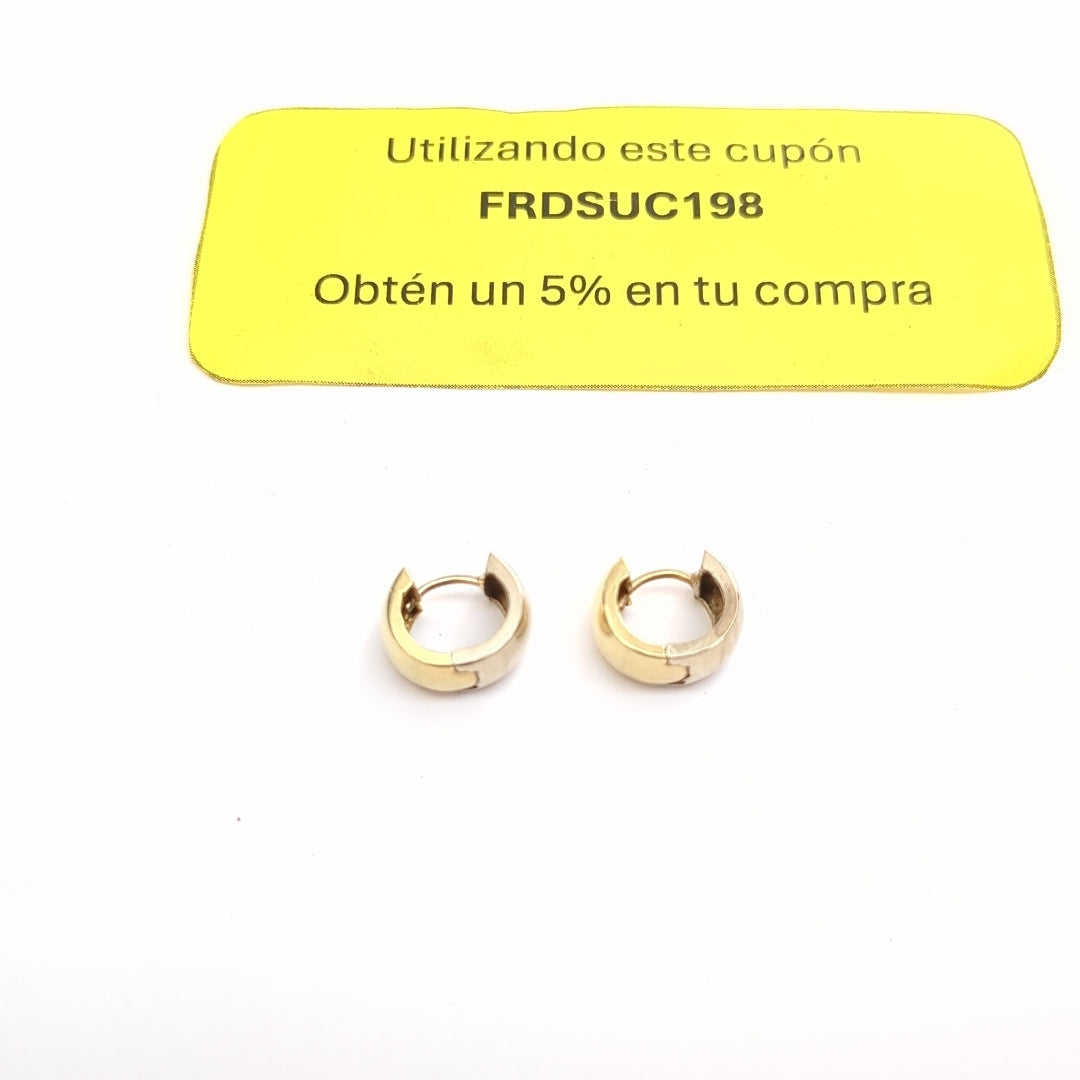 ARETES PAR ORO 14 K 4,80 GRMS (SEMINUEVO)