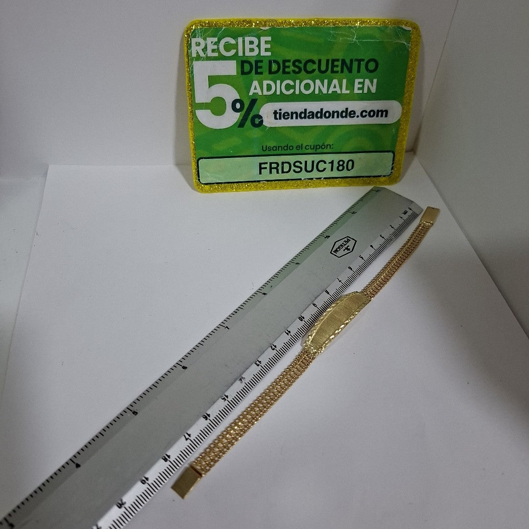 ESCLAVA ORO 10 K 8.7 GRMS (SEMINUEVO)