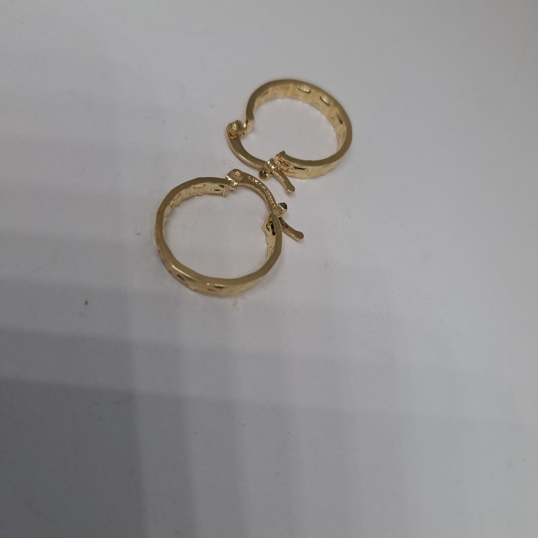 ARETES ARRACADAS FIG GRECAS 14K 1.8 GR (NUEVO)