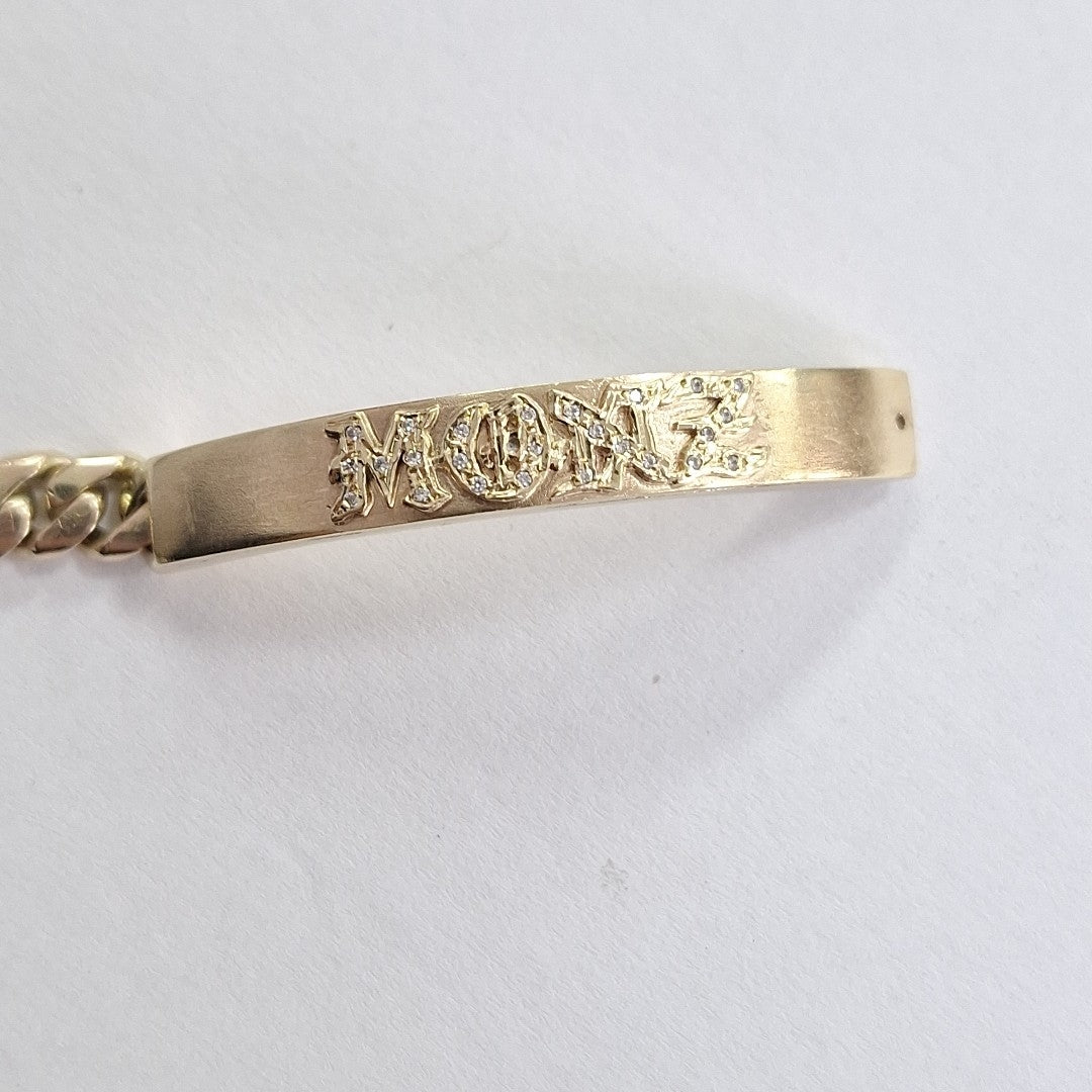 ESCLAVA ORO 14 K 33.5 GRMS (SEMINUEVO)