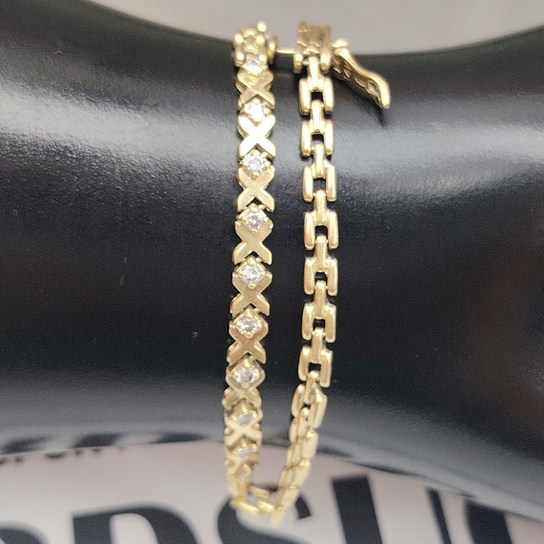 PULSERA ORO 14 K 6.9 GRMS (SEMINUEVO)